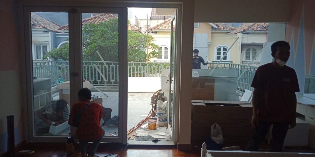 cara pasang kaca film